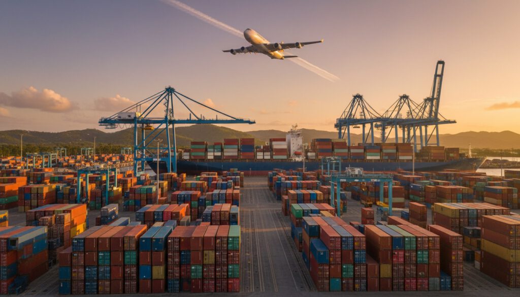 Consolidación de cargas aéreas y marítimas en República Dominicana: cómo importar más y pagar menos por flete